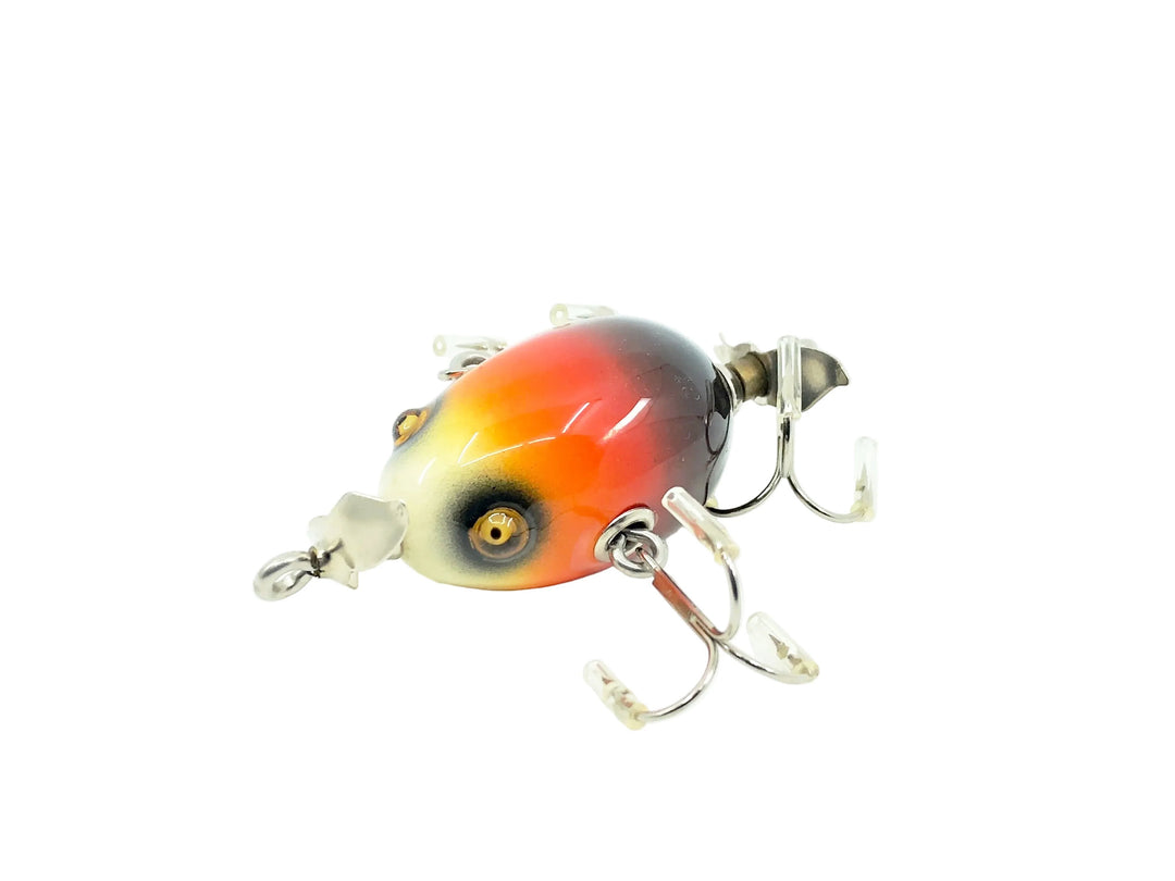 Musky Dan (XXX Lures) Kent Frog, White Head/Orange/Black Color