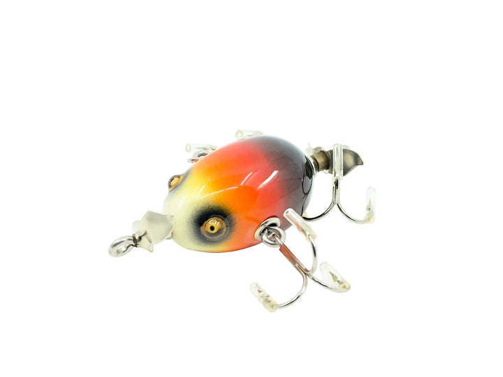 Musky Dan (XXX Lures) Kent Frog, White Head/Orange/Black Color
