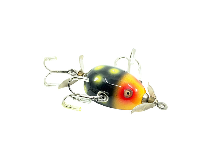 Musky Dan (XXX Lures) Kent Frog, Yellow Head/Frog Spot Color