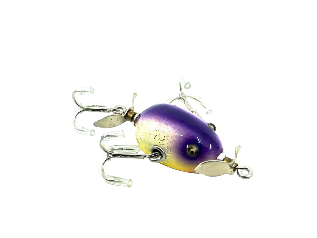 Musky Dan (XXX Lures) Kent Frog, Dark Purple Flitter Color