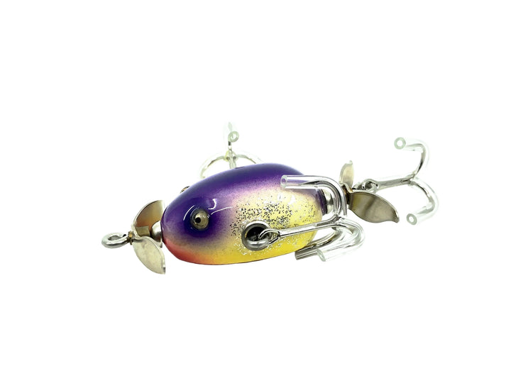 Musky Dan (XXX Lures) Kent Frog, Dark Purple Flitter Color