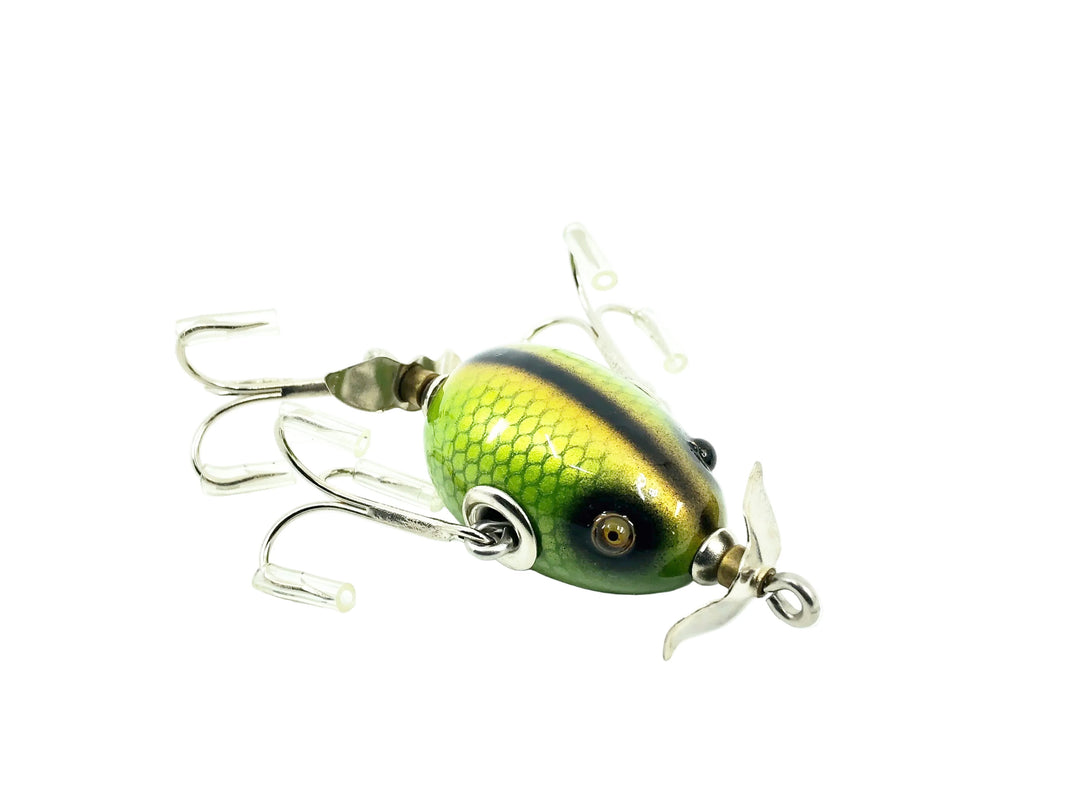 Musky Dan (XXX Lures) Kent Frog, Green Scale/Black Back Color