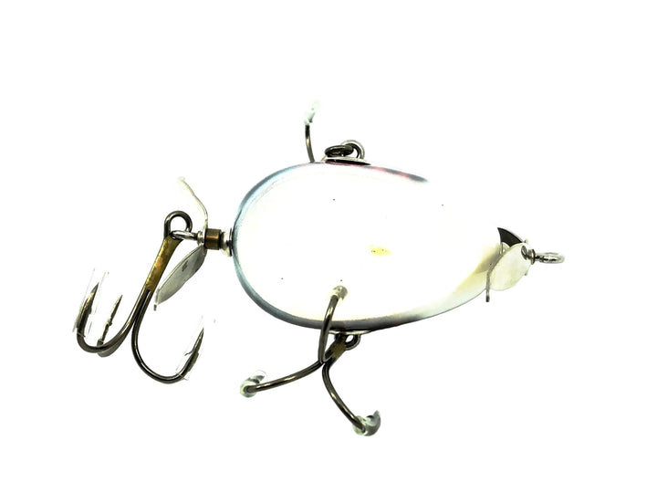 Musky Dan (XXX Lures) Kent Frog, White Head/Red & Black Bars Color w/COA