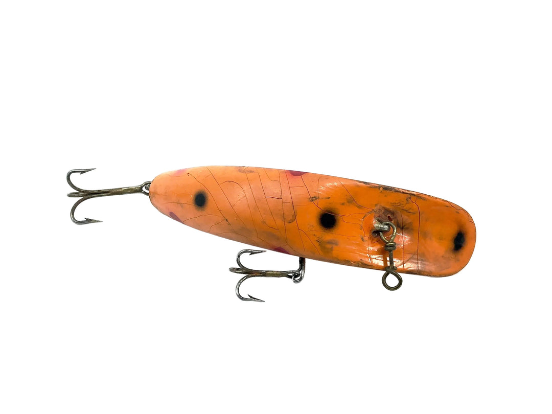 Helin Wooden Flatfish U20, OR Orange/Spots Color