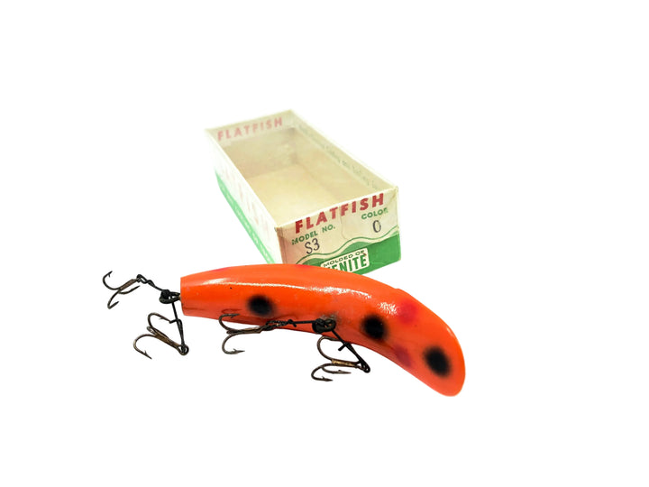 Helin Flatfish S3, O Orange/Dots Color w/Box