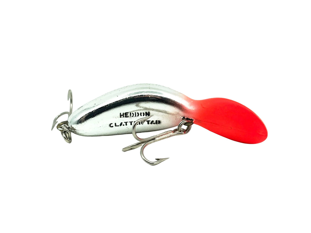 Heddon Tadpolly Spook, NPRH Nickel Plate Red Head Color