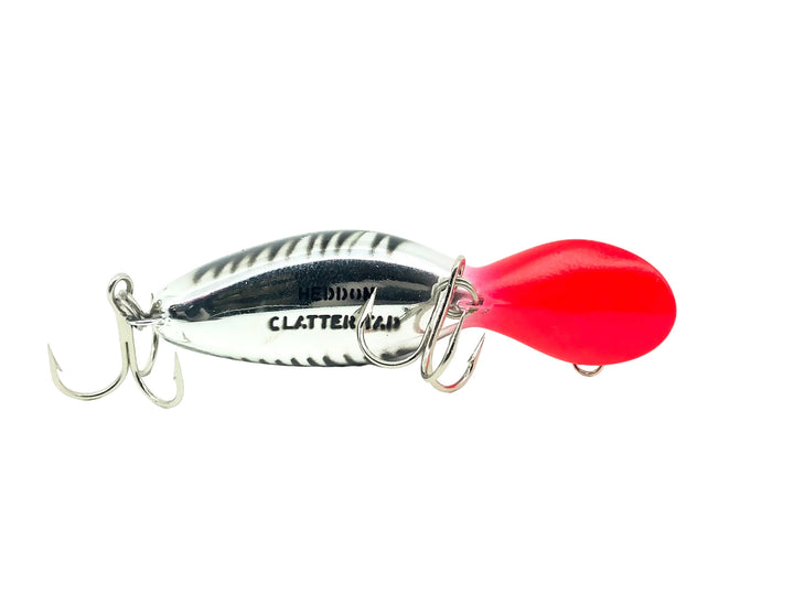 Heddon Clatter Tad, NRHB Nickle Red Head/Black Shore Color