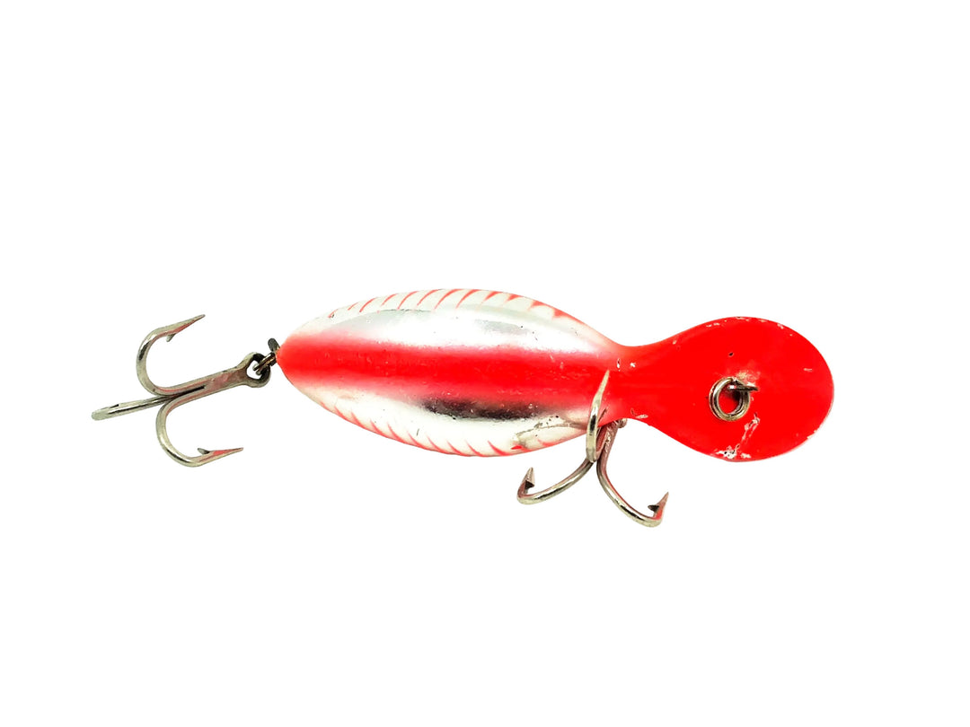 Heddon Tadpolly, NFRH Nickle Fluorescent/Red Head Color