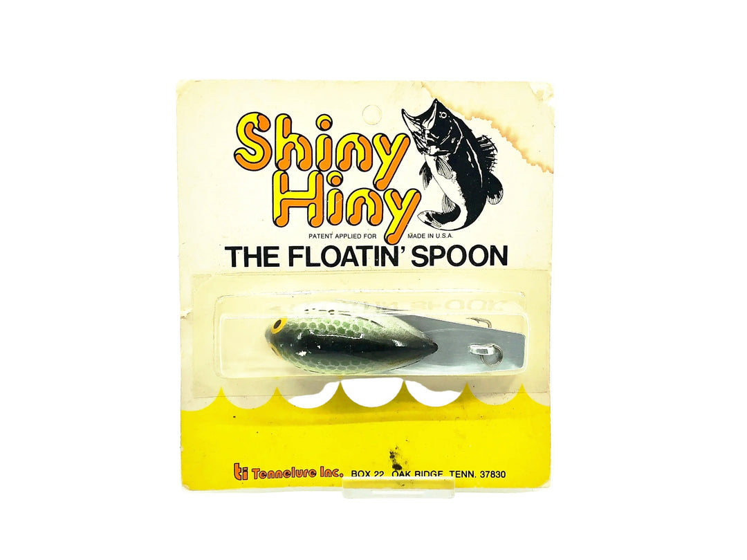 Tennelure Shiny Hiny Floatin' Spoon, Lake Minnow (Baby Bass) Color on Card