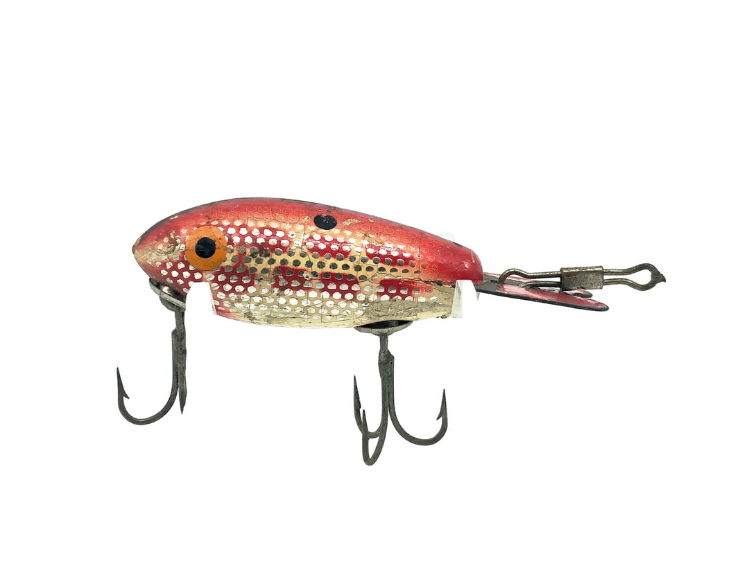 Wooden Bomber 300 Series, #84 Metascale Red Back Shad Color
