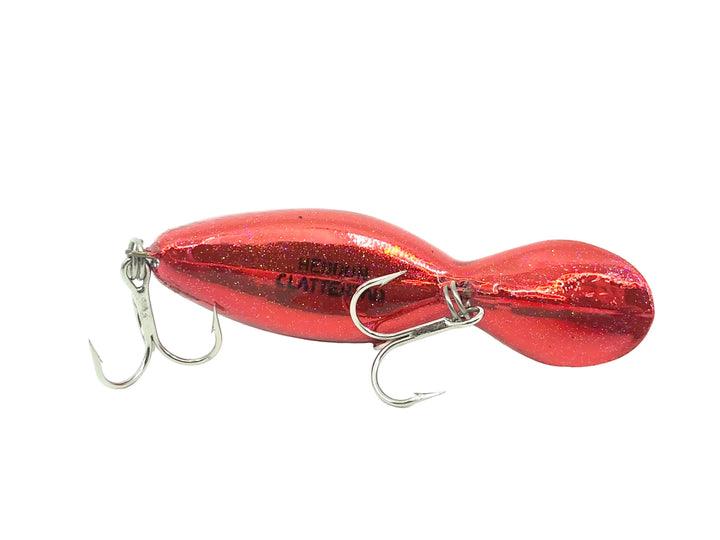 Heddon Clatter Tad, #52 Scarlet Poly Color