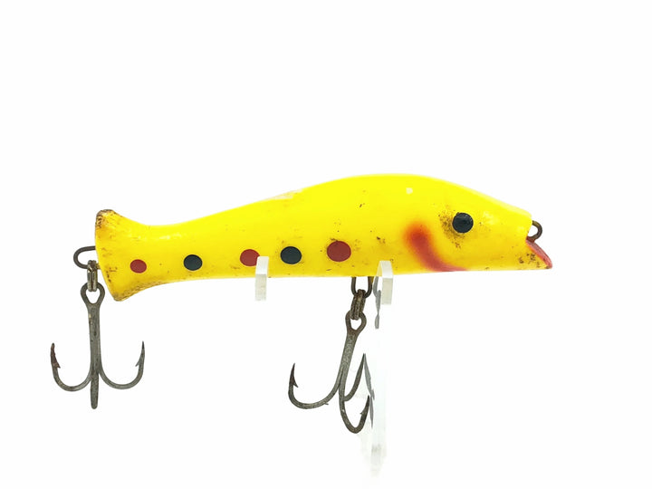 Bob Ousley Snook Minnow, Yellow/Dots Color