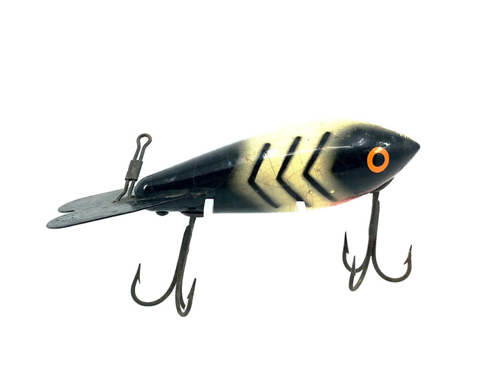 Wooden Bomber 600 Series, #06 White/Black Ribs Color