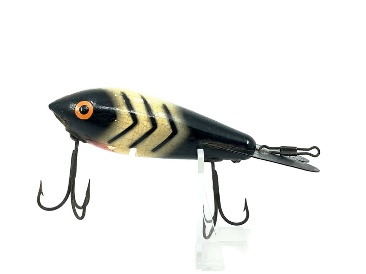Wooden Bomber 600 Series, #06 White/Black Ribs Color