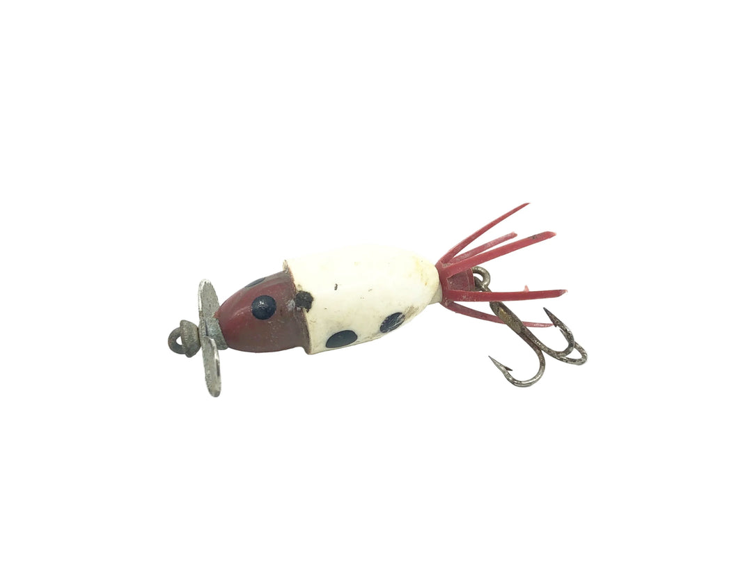 Pat's Fishing Tackles Spin-Nik, White/Maroon Color