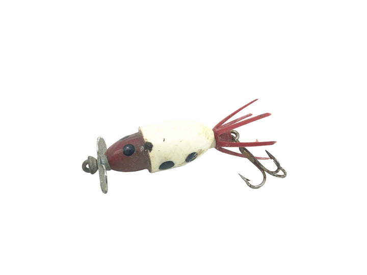 Pat's Fishing Tackles Spin-Nik, White/Maroon Color