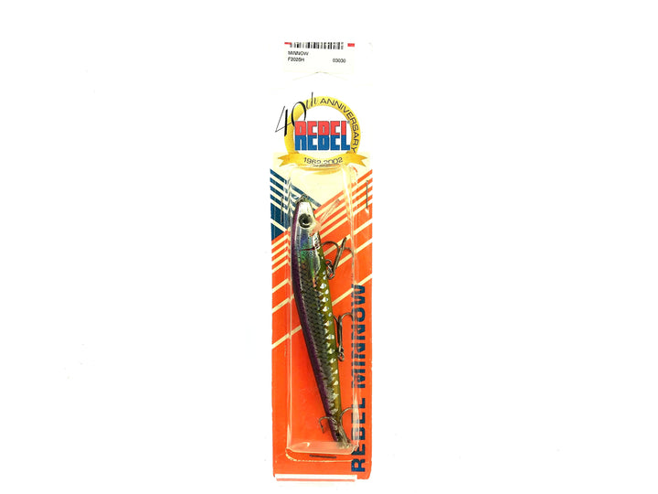 Rebel 40th Anniversary Minnow F2025H, Holographic Purple Color on Card