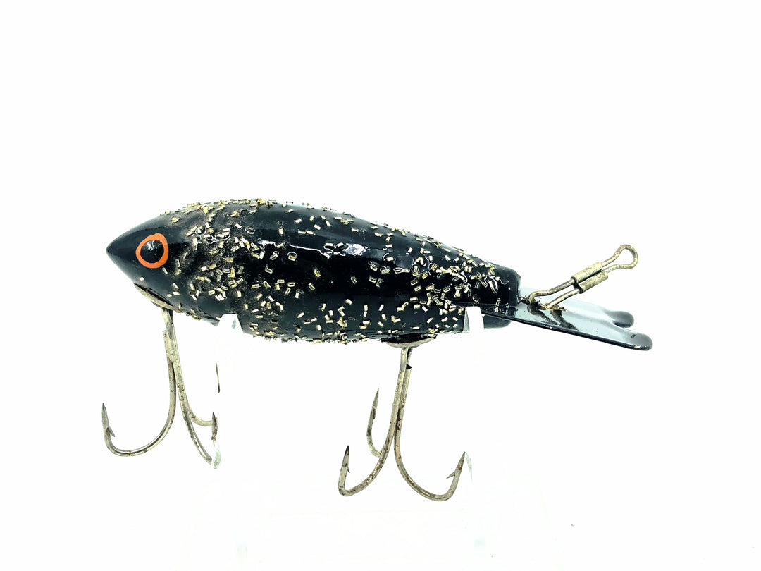 Wooden Repainted Bomber 500 Series, Black/Silver Flakes Color