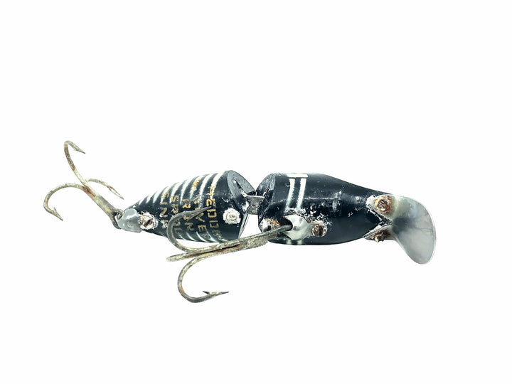 Heddon Jointed River Runt Spook Sinker 9330-XBW Black Shore Minnow Color