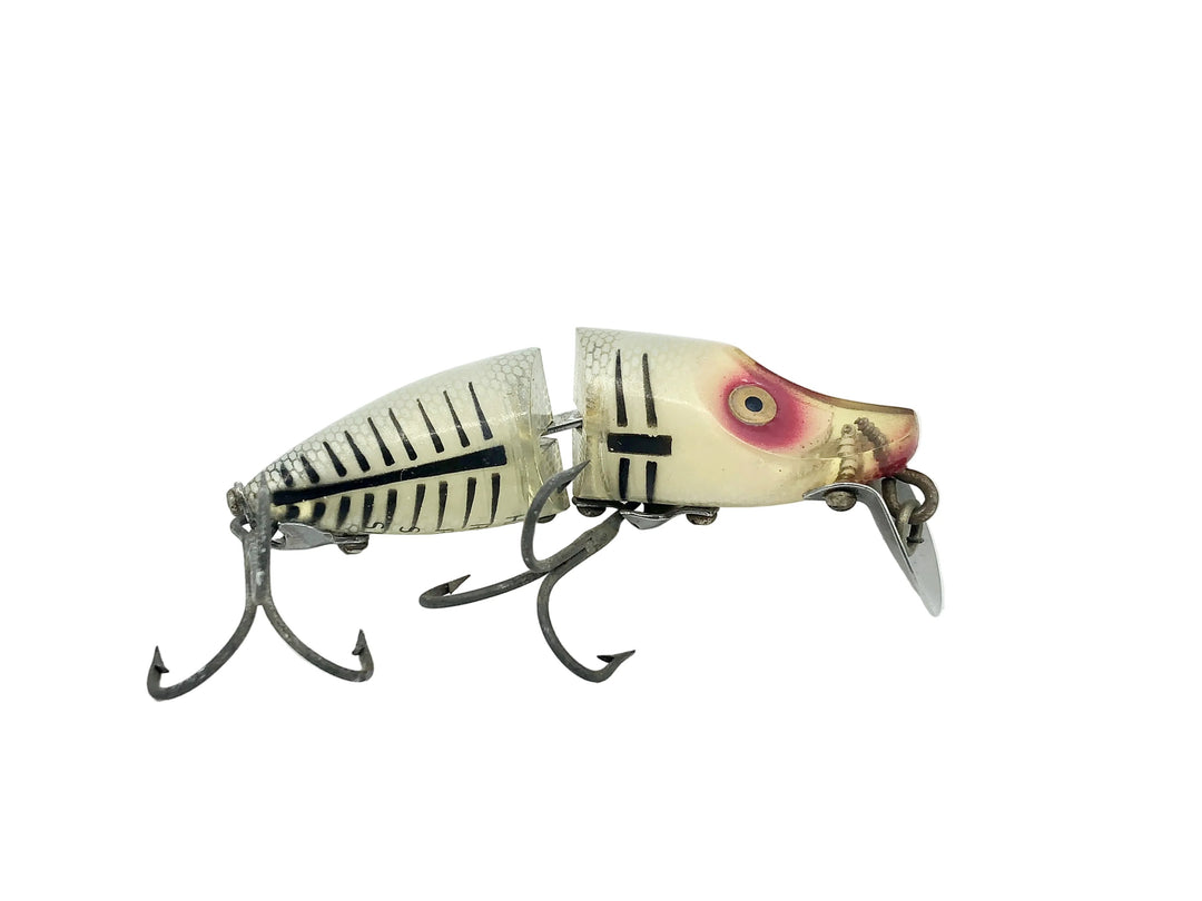 Heddon Jointed River Runt Spook Sinker 9330-XRS Silver Shore Color