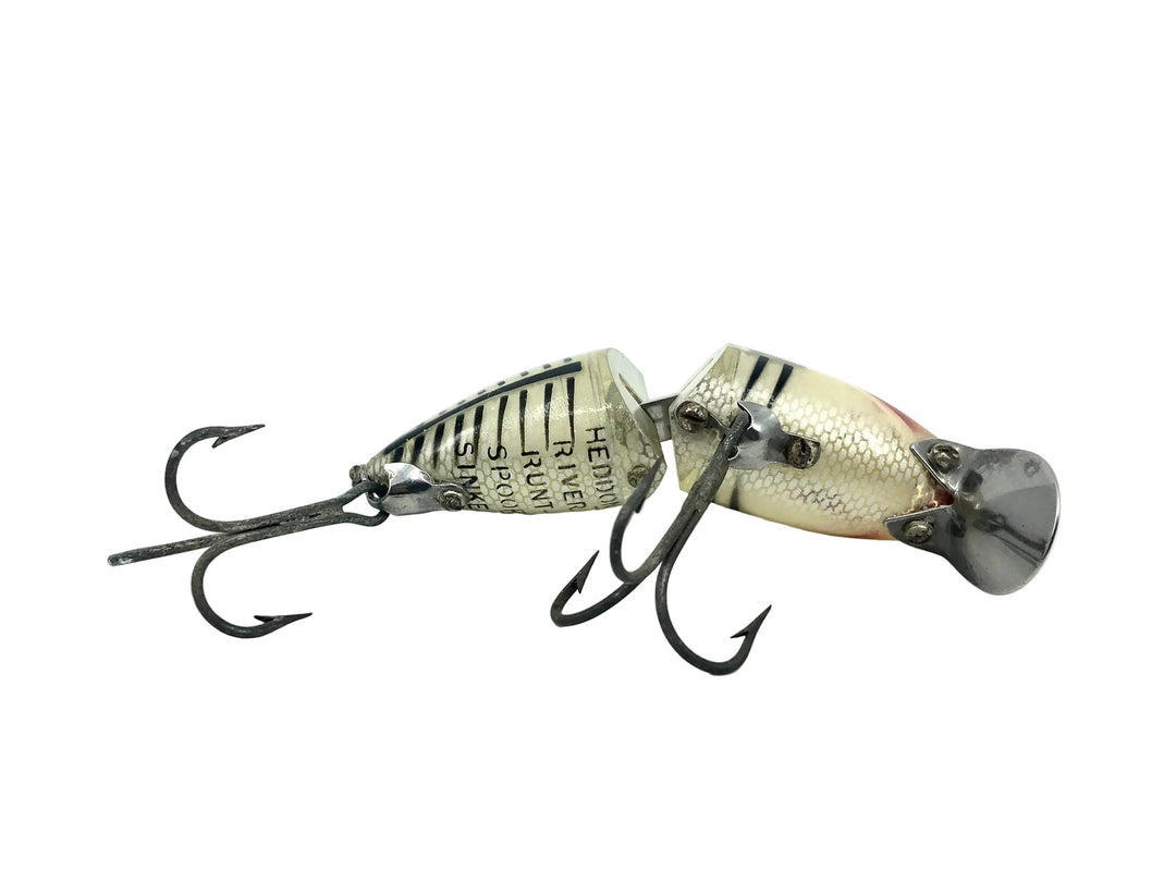 Heddon Jointed River Runt Spook Sinker 9330-XRS Silver Shore Color
