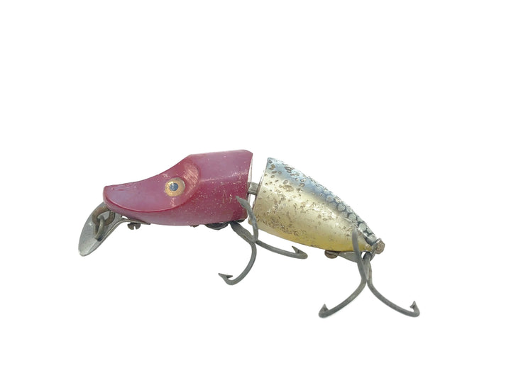 Heddon Jointed River Runt Spook Sinker 9330-RHF Red Head/Flitter Color