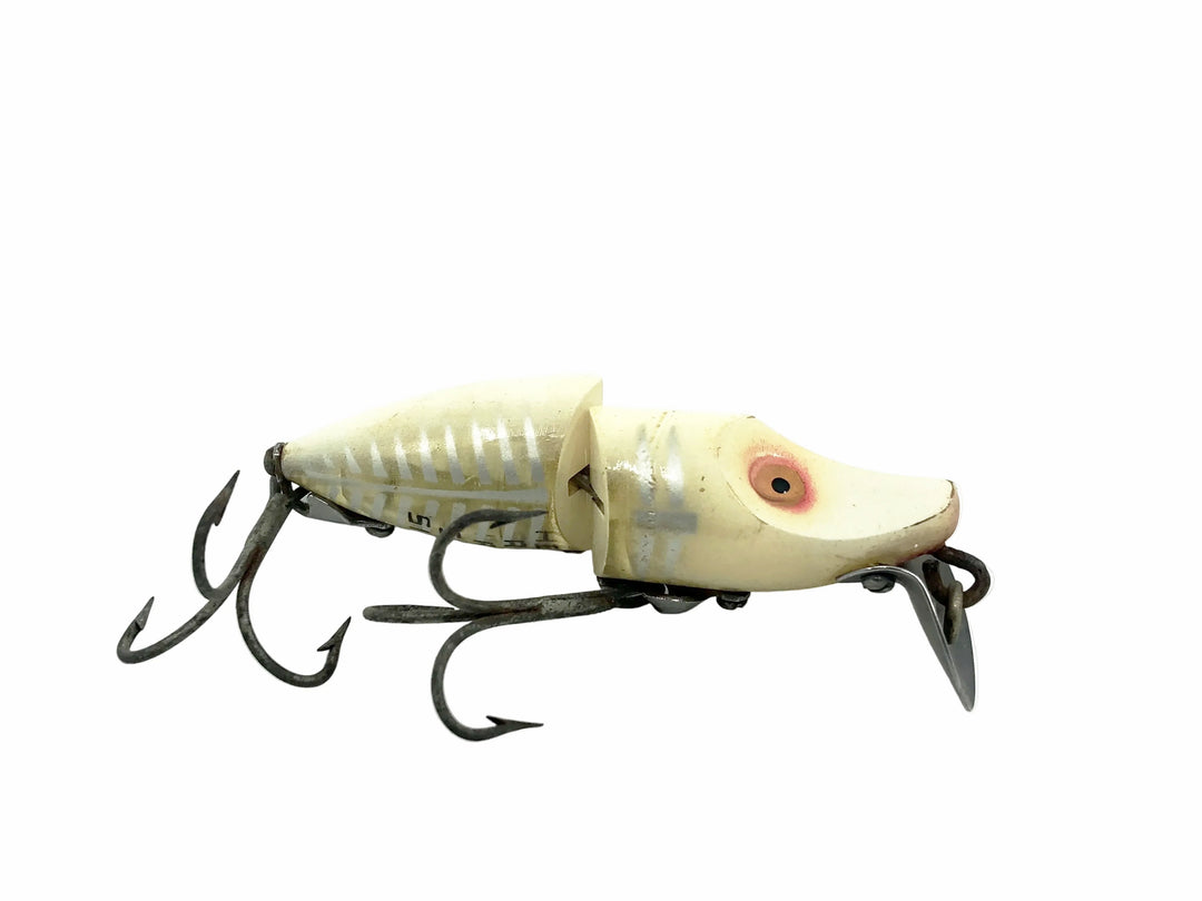 Heddon Jointed River Runt Spook Sinker 9330-XRW White Shore Minnow Color