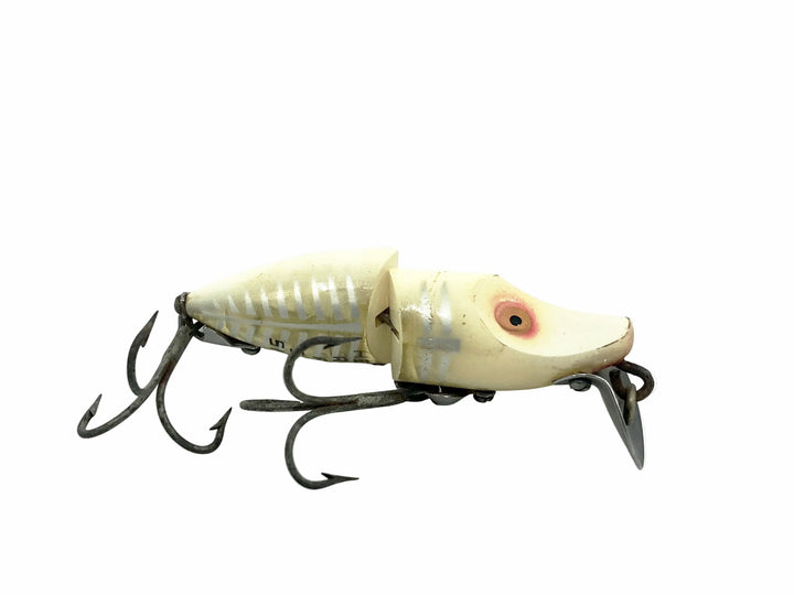 Heddon Jointed River Runt Spook Sinker 9330-XRW White Shore Minnow Color