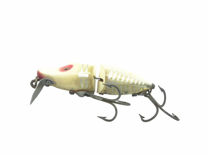 Heddon Jointed River Runt Spook Sinker 9330-XRW White Shore Minnow Color
