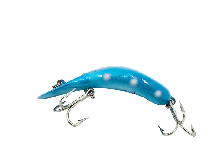 Heddon Tadpolly Spook, BLW Blue White Spots Color