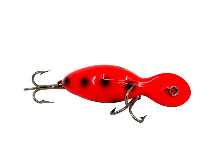 Heddon Tadpolly Spook, RFB Fluorescent Black Spot