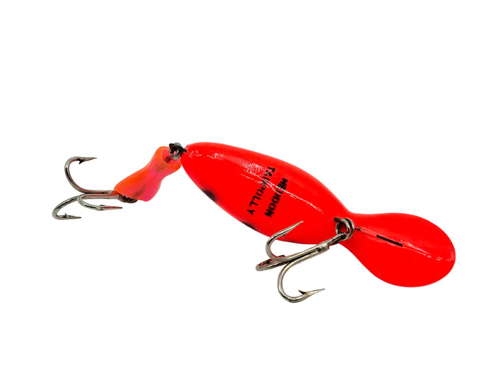 Heddon Jointed Tadpolly, RFB Fluorescent Black Spot Color