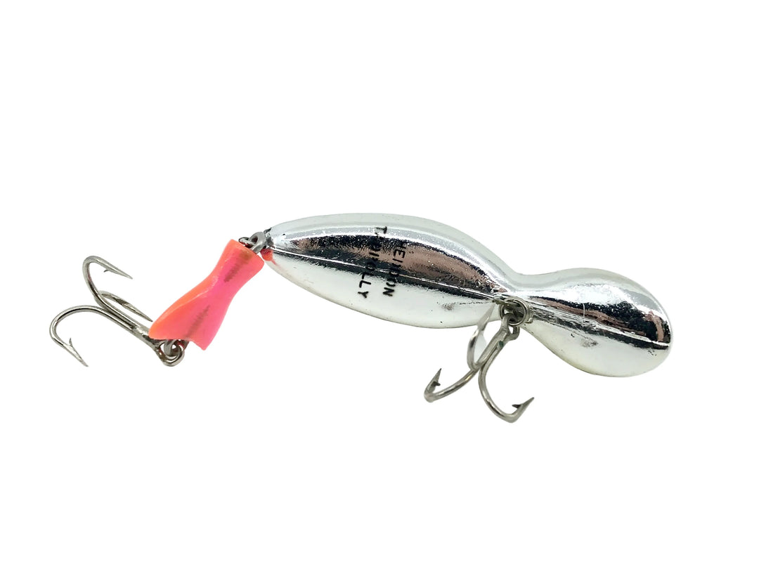 Heddon Jointed Tadpolly, NP Nickel Plate Color