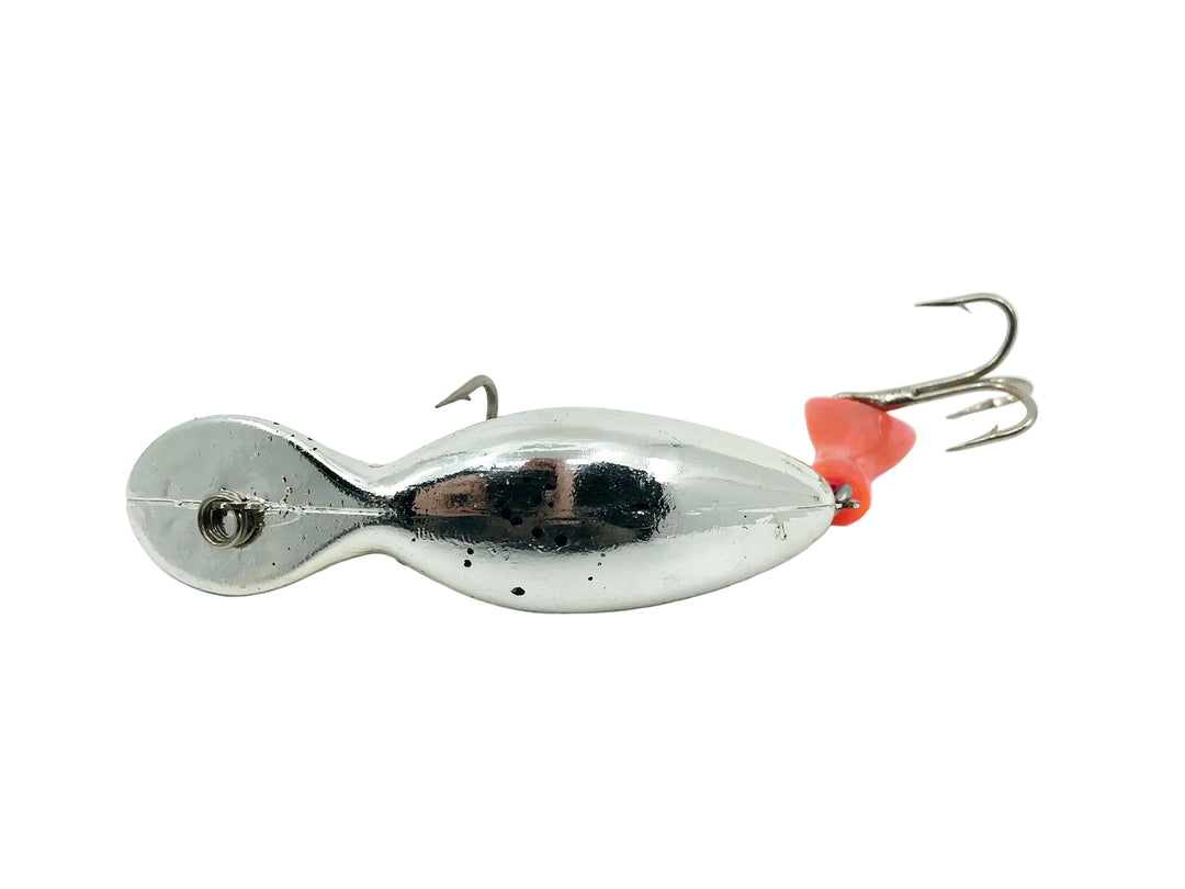 Heddon Jointed Tadpolly, NP Nickel Plate Color