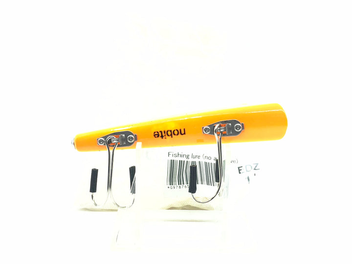 Japanese Nobite Topwater "Hedd Plug" Lure, White/Red Color in Bag