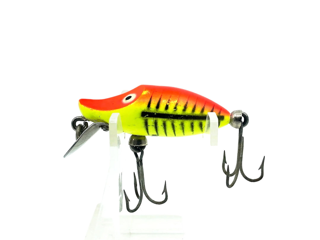 Heddon Tiny River Runt 350, RBA Yellow, Red, Black Ribs Color