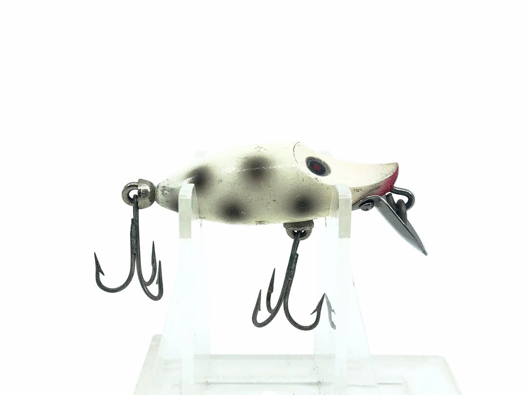 Heddon Tiny River Runt 350, WBS White/Black Spots Color
