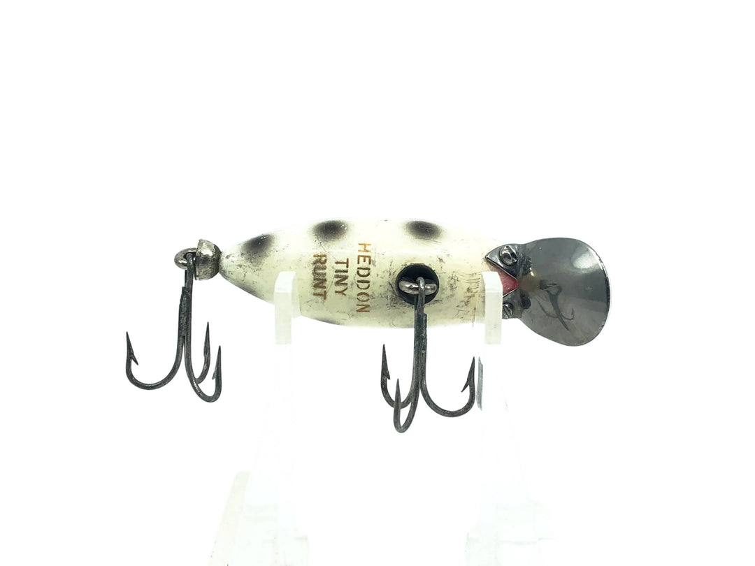 Heddon Tiny River Runt 350, WBS White/Black Spots Color