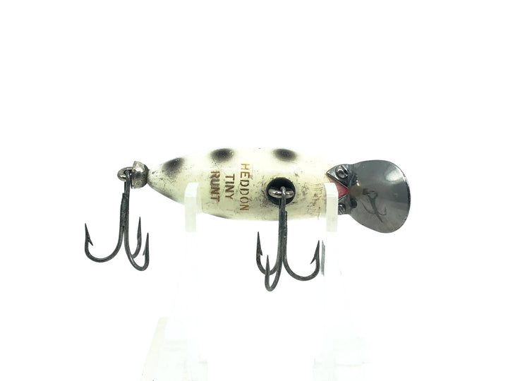 Heddon Tiny River Runt 350, WBS White/Black Spots Color
