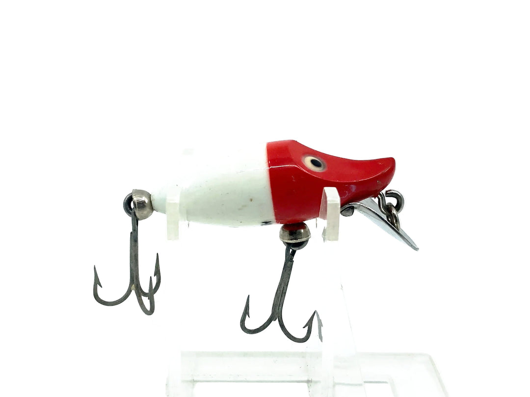 Heddon Tiny River Runt 350, RH Red Head/White Color