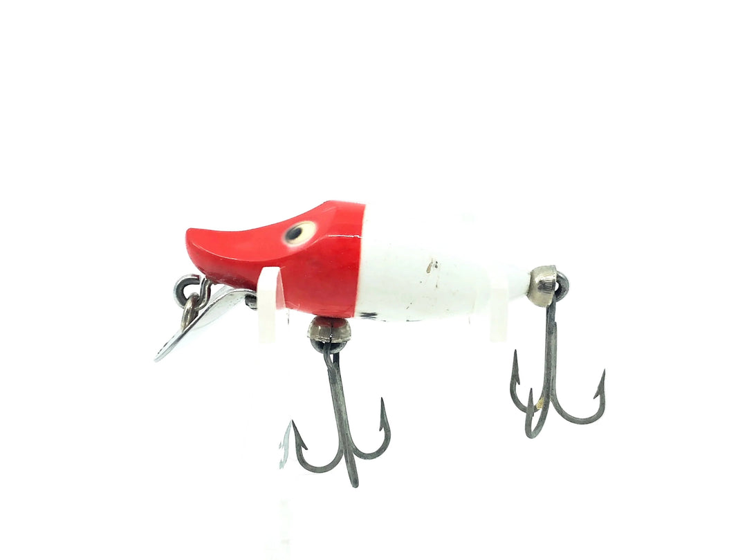 Heddon Tiny River Runt 350, RH Red Head/White Color