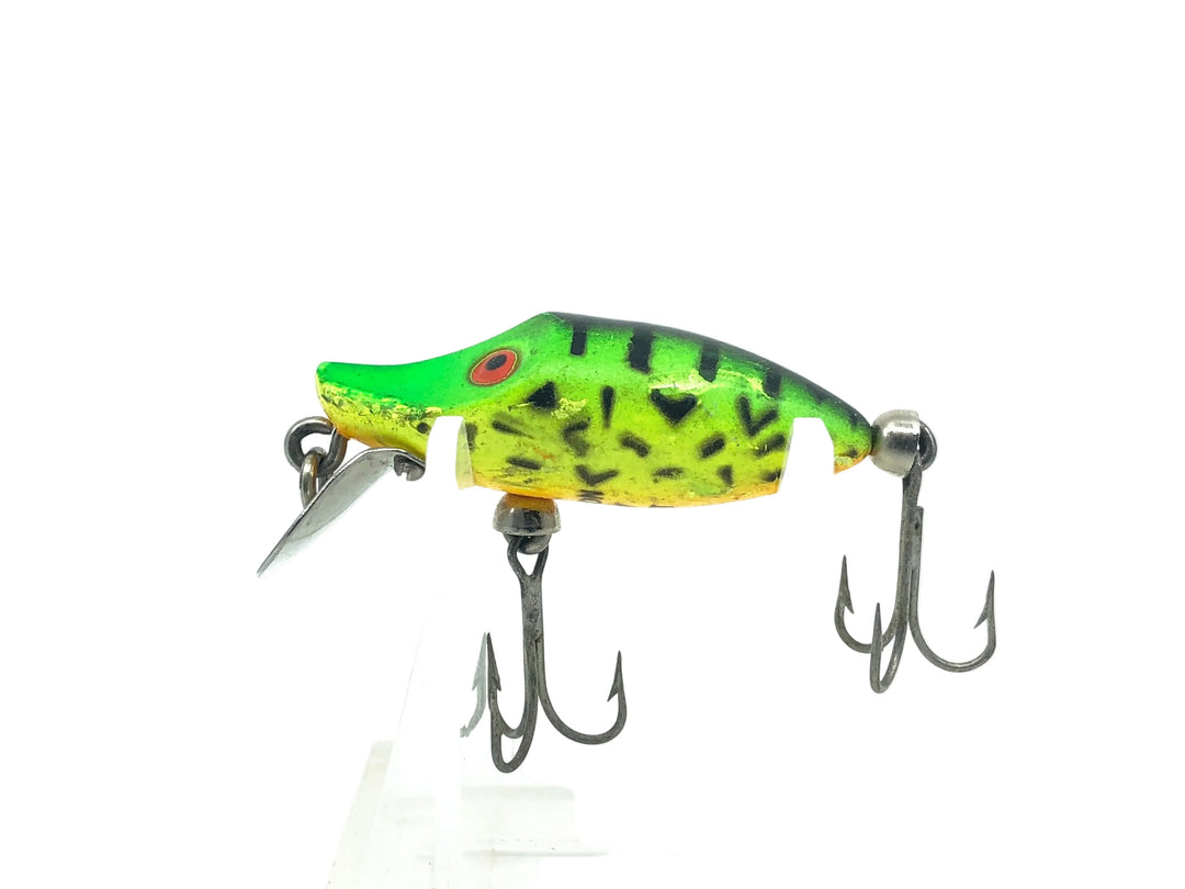 Heddon Tiny River Runt 350 GRA Green Fluorescent Crawdad Color