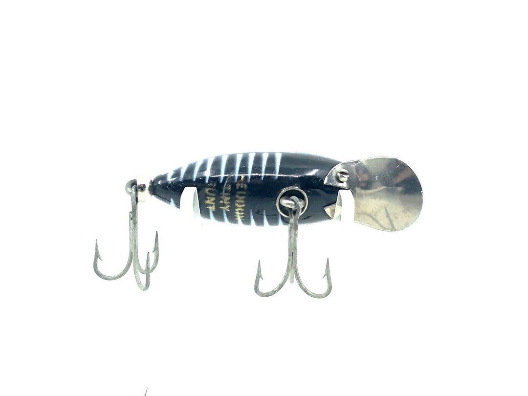 Heddon Tiny River Runt 350 XBW Black Shore Minnow Color - Great Condition!