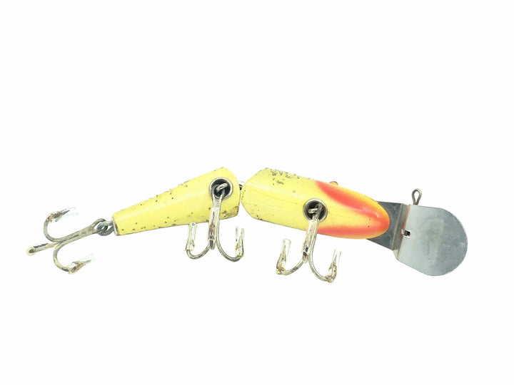 Creek Chub 2600DD Deep Diving Jointed Pikie Minnow, Yellow Flash Color 2637 Glass Eyes