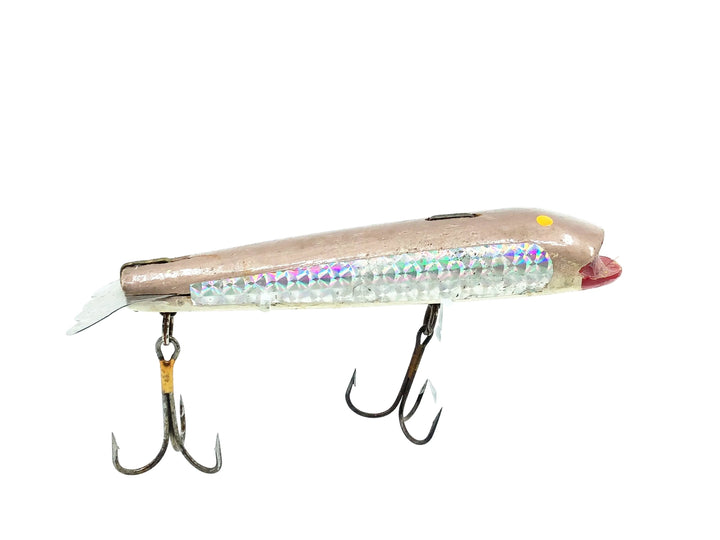 Bobbie Bait 6 1/2" Weighted Jerk Bait, Ghost Sucker Color