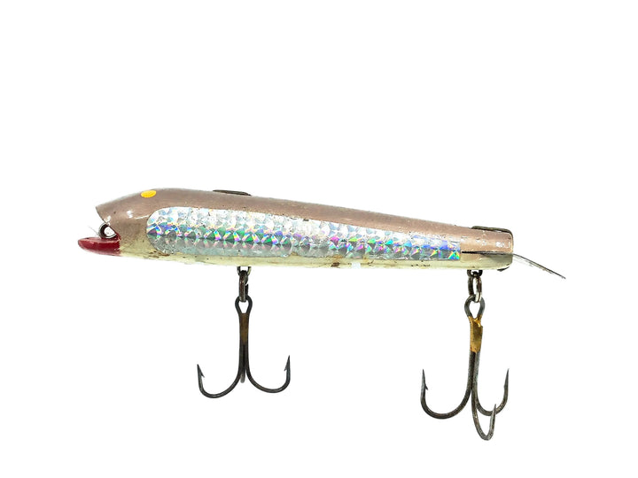 Bobbie Bait 6 1/2" Weighted Jerk Bait, Ghost Sucker Color