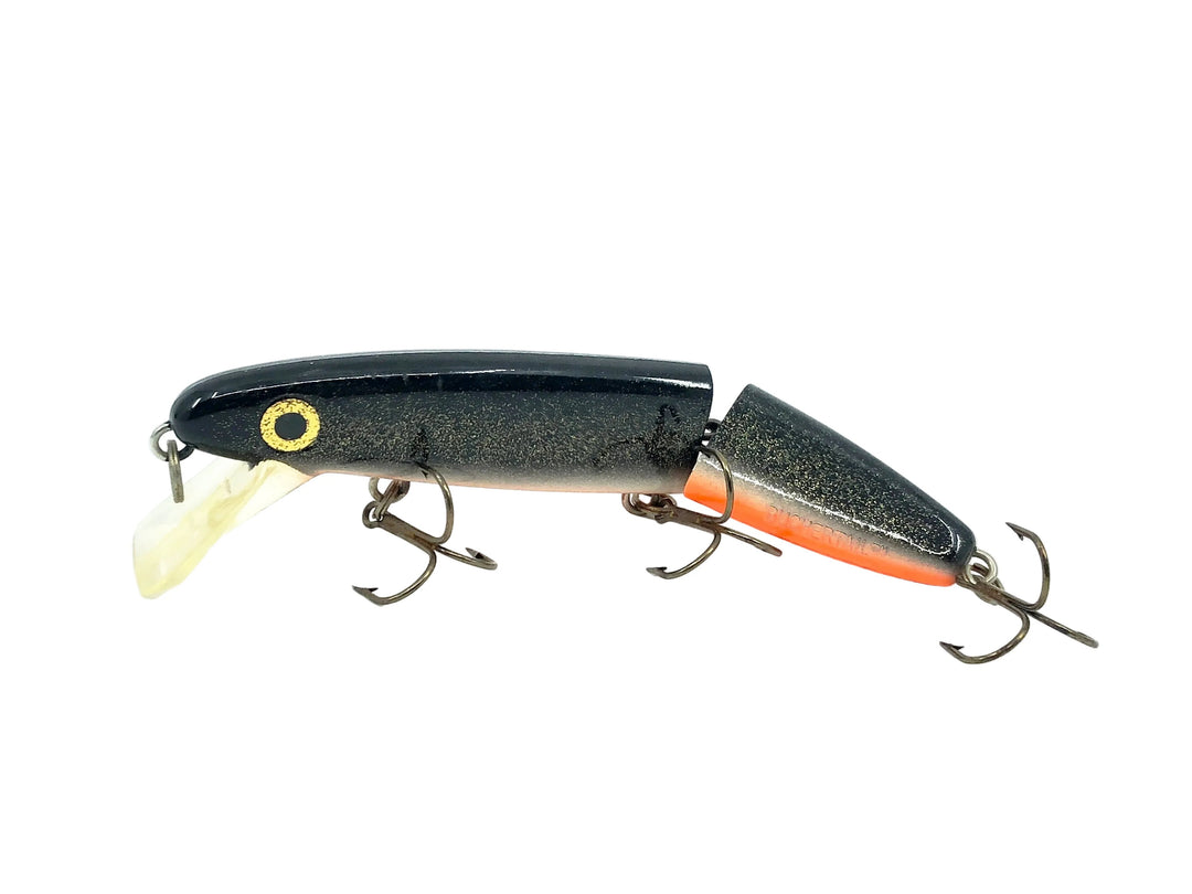 Joe Bucher Tackle Co. Buchertail Jointed Shallow Raider 7", Night Shiner Color