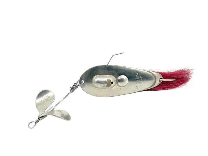 True Temper No. 27 Hellcat, Silver/Red Bucktail Color