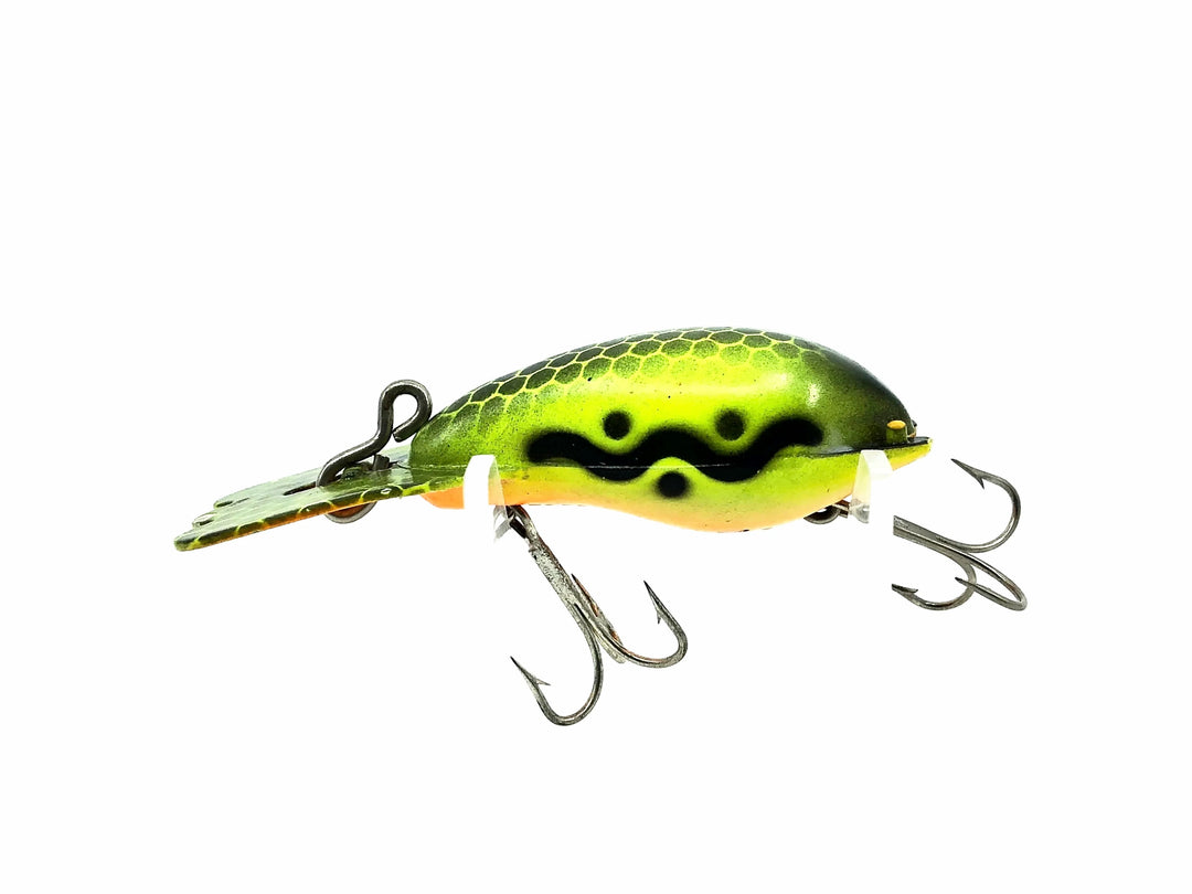 Arbogast Mud Bug Series 20, #82 Chartreuse/Orange Belly Color
