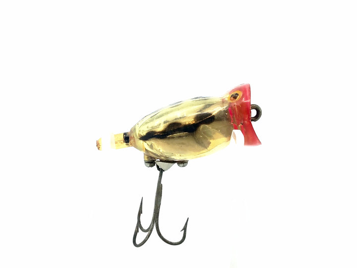 Arbogast Hula Popper 770, Silver Reflector/Shadow Stripe Color